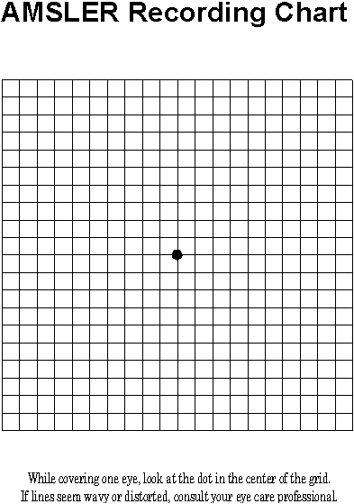 Amsler Recording Chart - Amsler Recording Chart Georgia Retina.